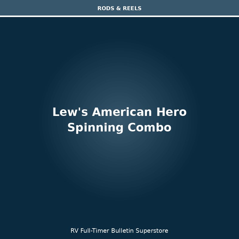 Lew's American Hero Speed Spin Spinning Combo
