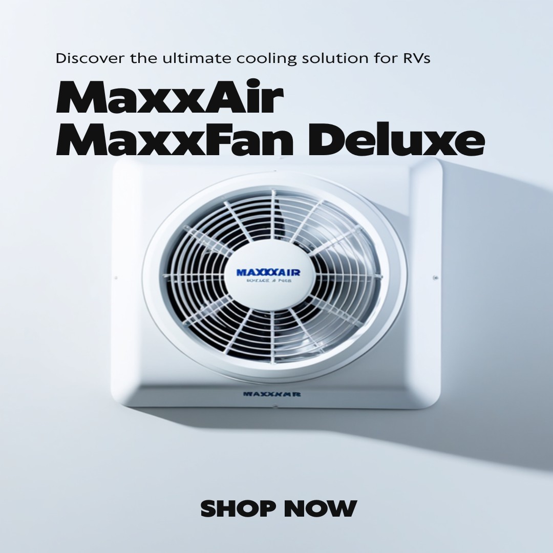 Maxxair MaxxFan Deluxe Remote Roof Vent Fan