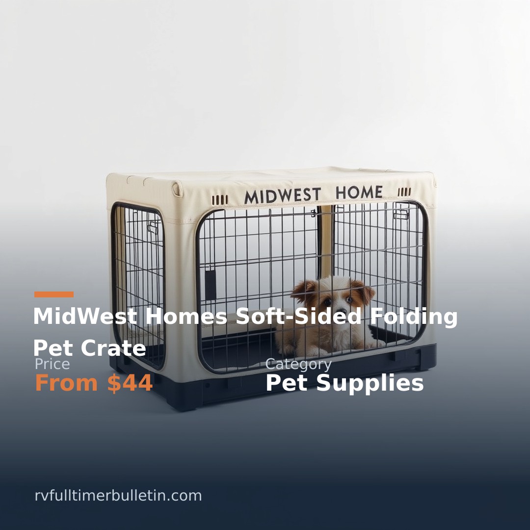MidWest Homes Soft-Sided Folding Pet Crate