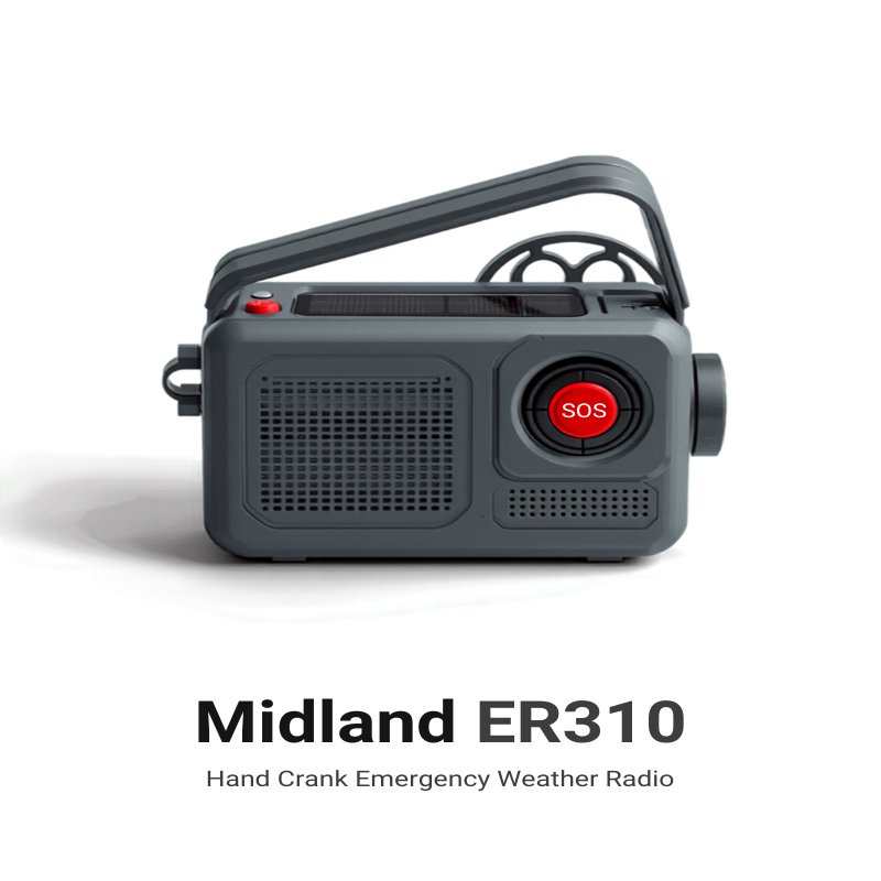 Midland ER310 Emergency Crank NOAA Weather Radio