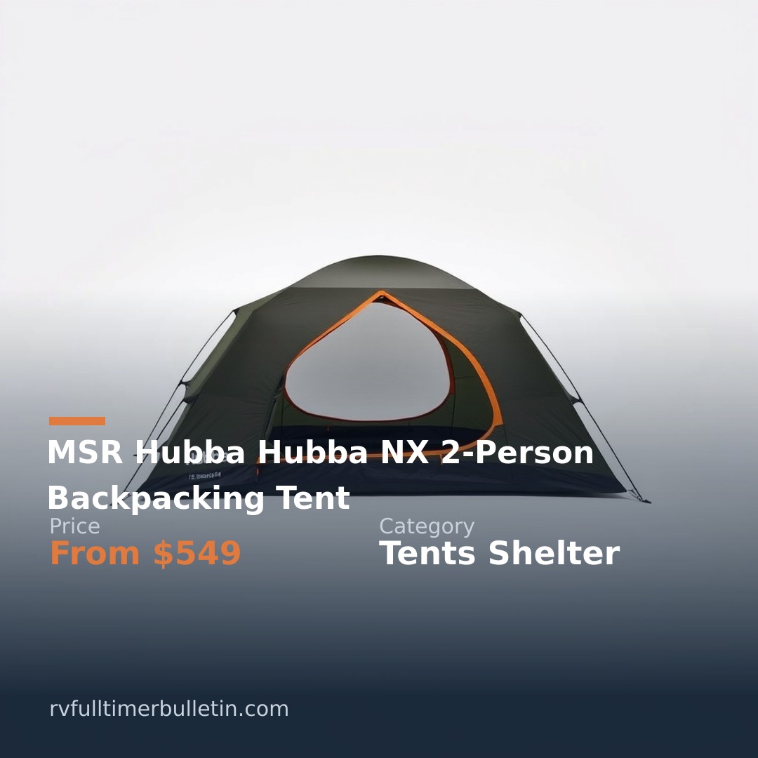 MSR Hubba Hubba NX 2-Person Backpacking Tent