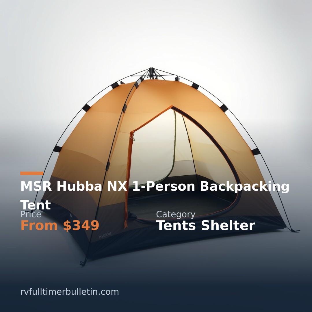 MSR Hubba NX 1-Person Backpacking Tent
