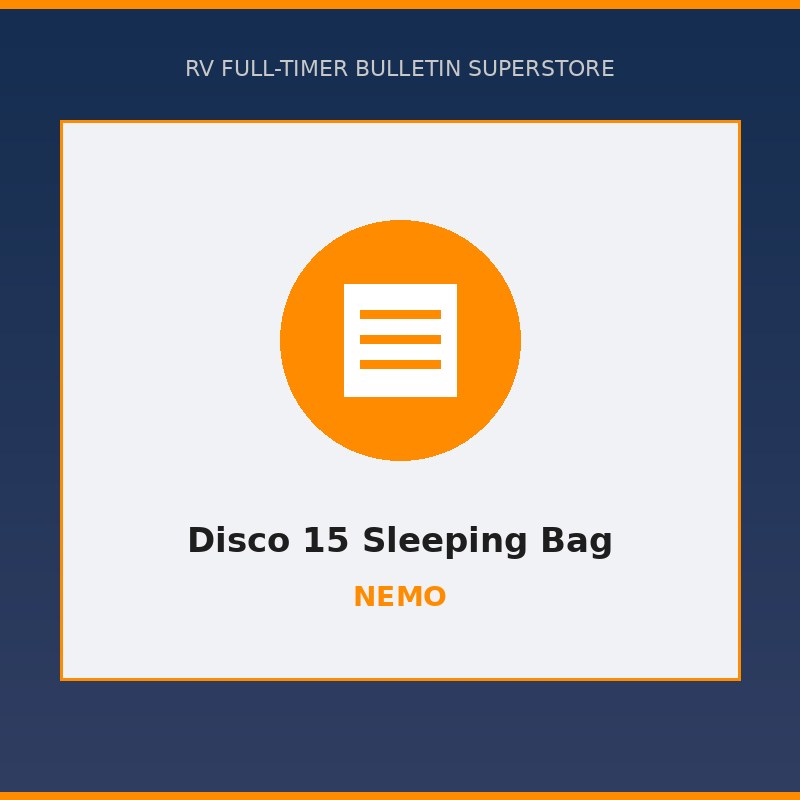 NEMO Disco 15 Sleeping Bag — Men's