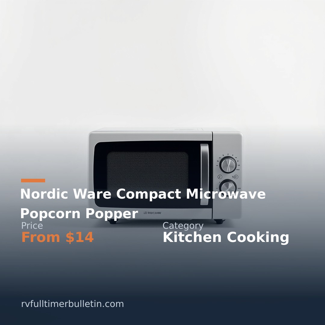 Nordic Ware Compact Microwave Popcorn Popper