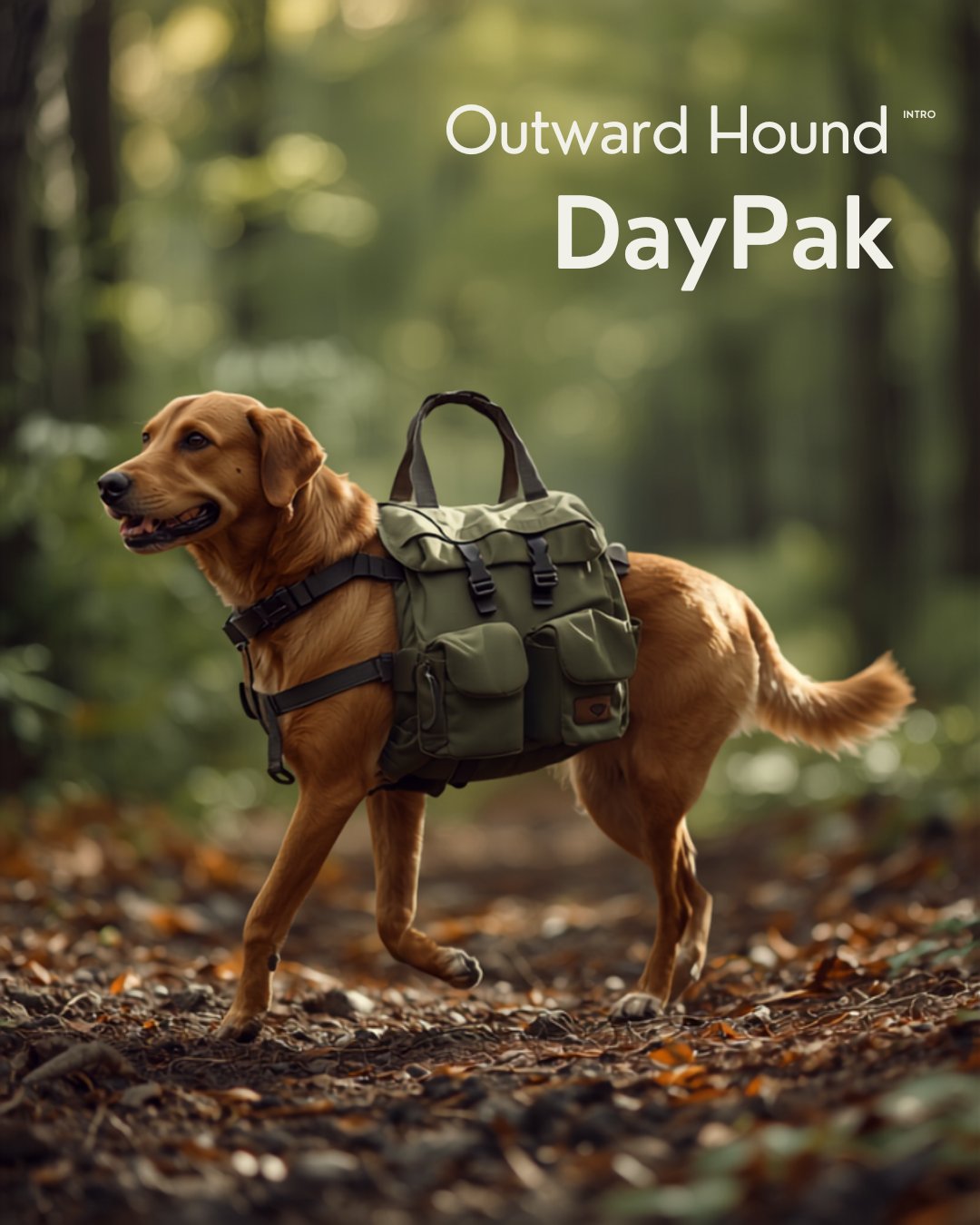 Outward Hound DayPak Saddleback Dog Backpack