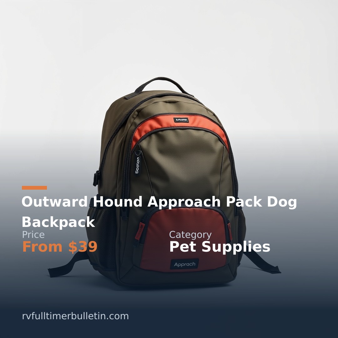 Outward Hound Approach Pack Dog Backpack