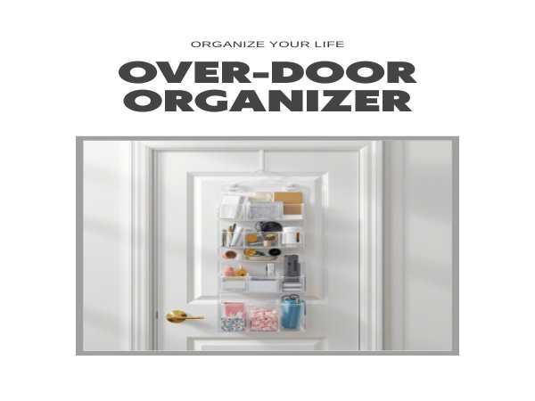 SimpleHouseware Over Door Organizer