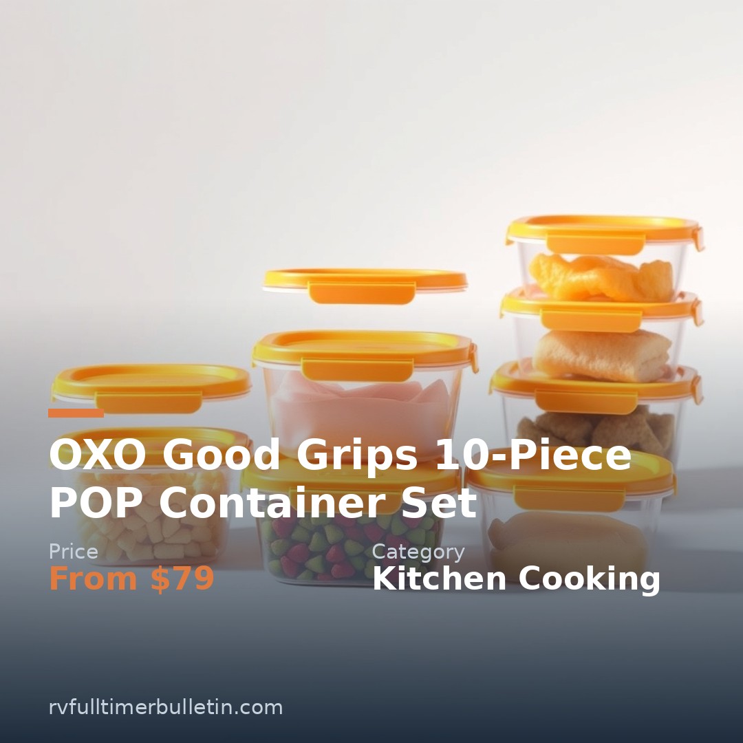 OXO Good Grips 10-Piece POP Container Set