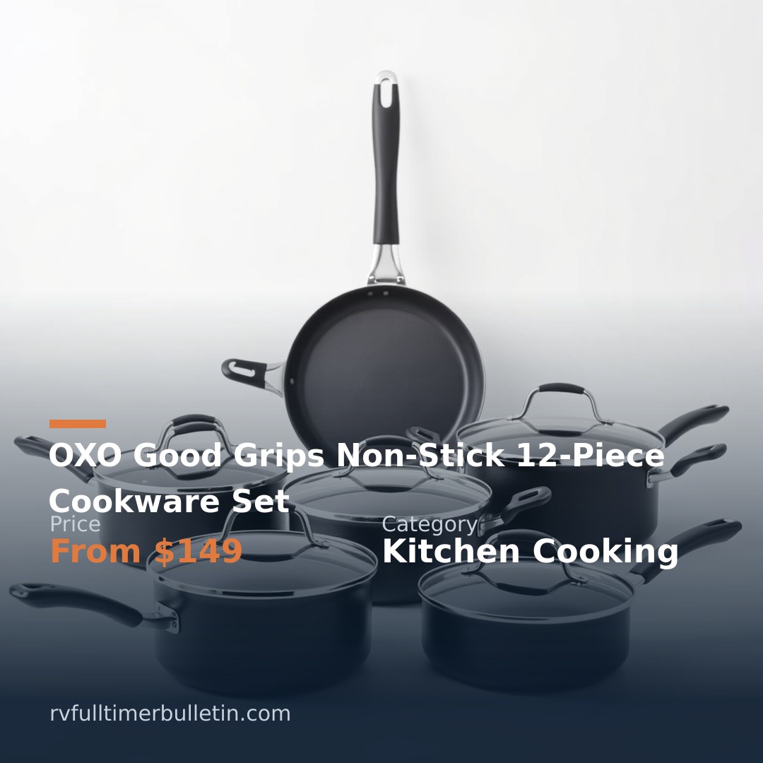 OXO Good Grips Non-Stick 12-Piece Cookware Set