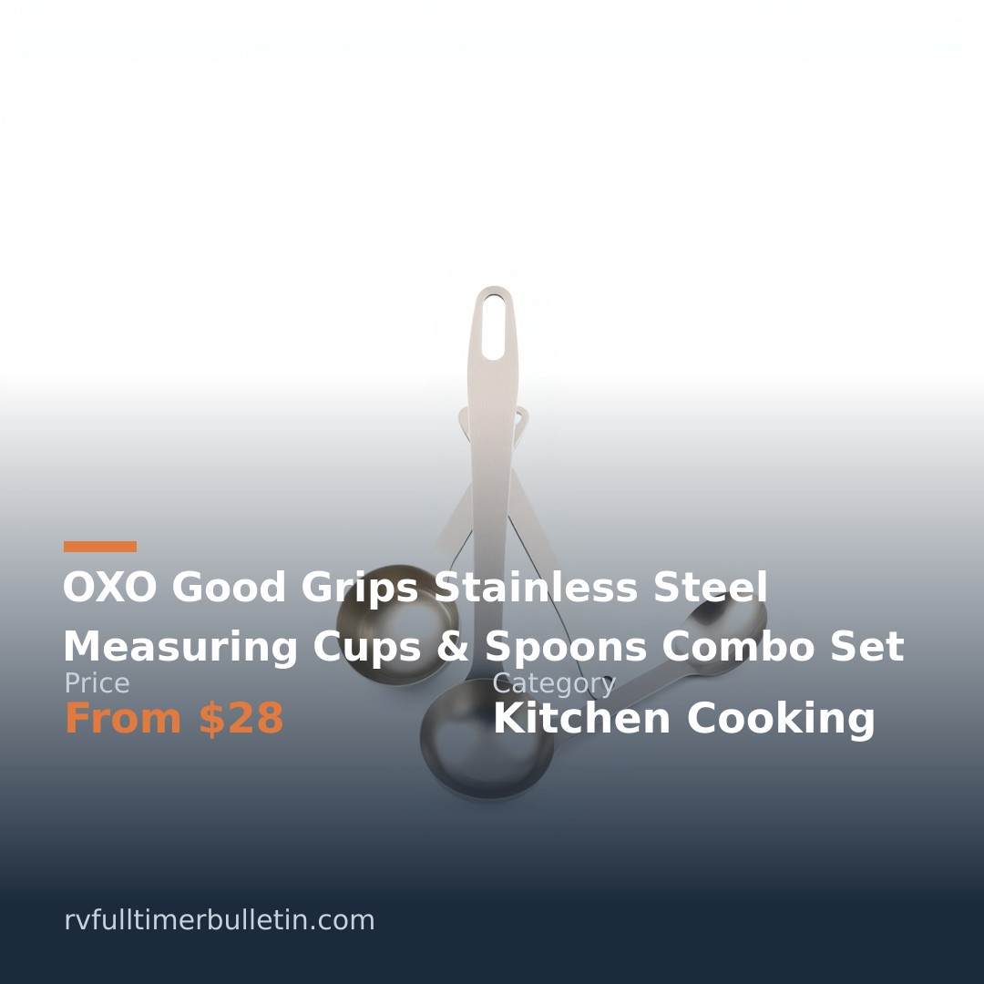 OXO Good Grips Stainless Steel Measuring Cups & Spoons Combo Set