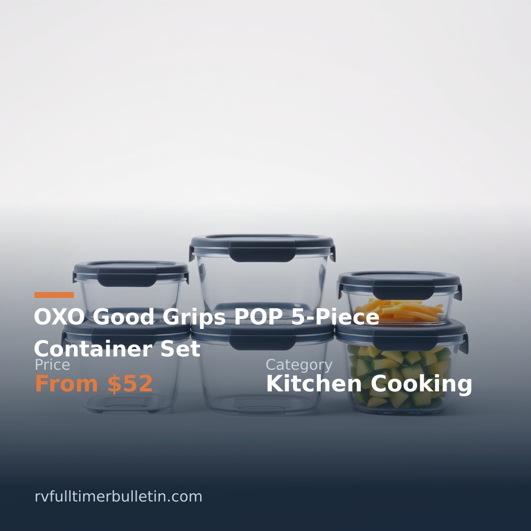 OXO Good Grips POP 5-Piece Container Set