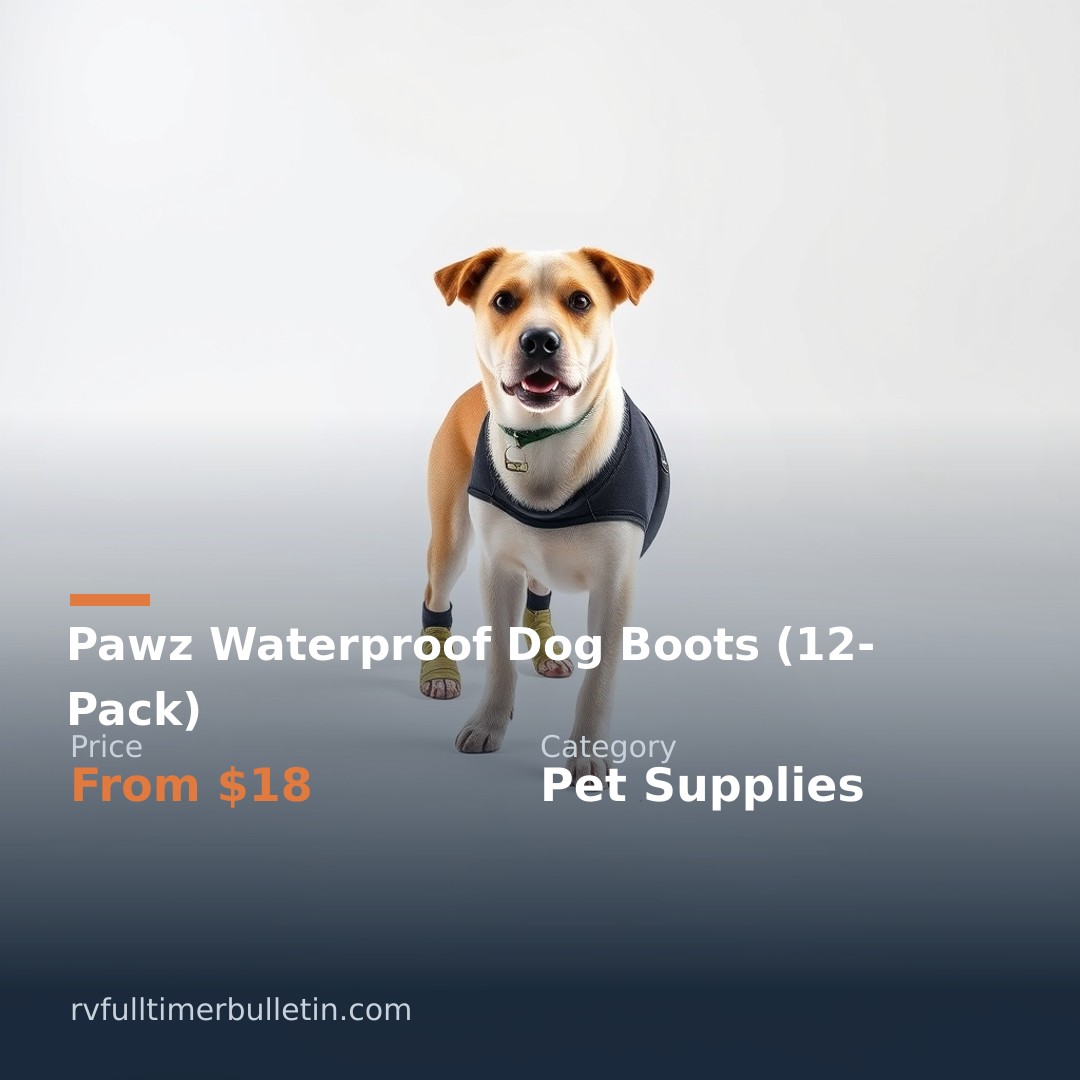 Pawz Waterproof Dog Boots (12-Pack)