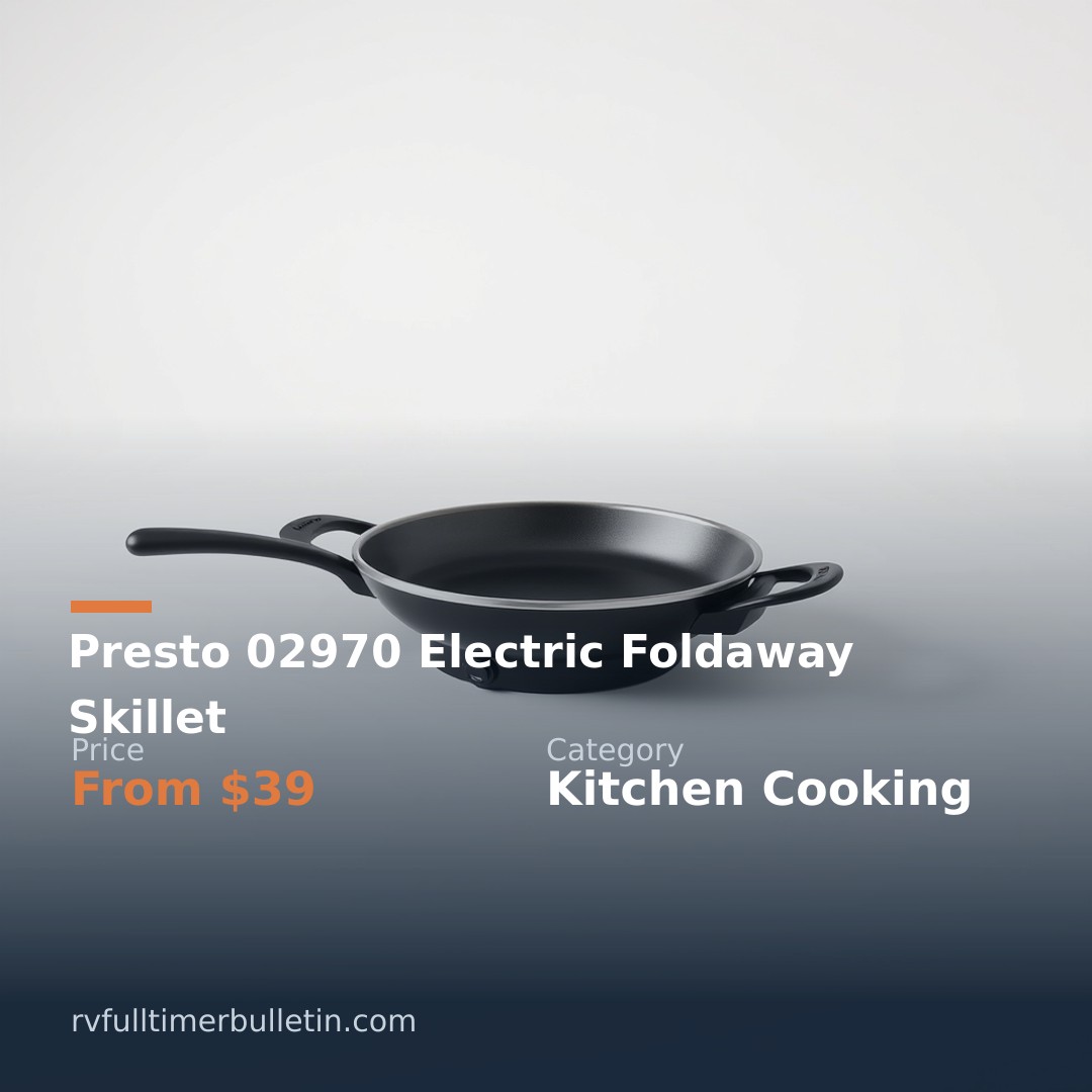 Presto 02970 Electric Foldaway Skillet