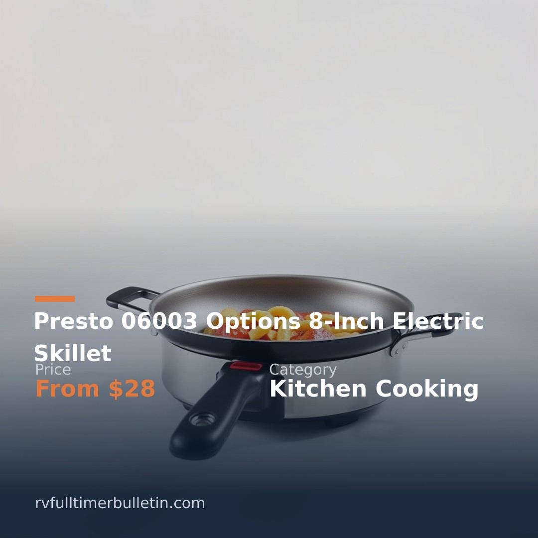 Presto 06003 Options 8-Inch Electric Skillet