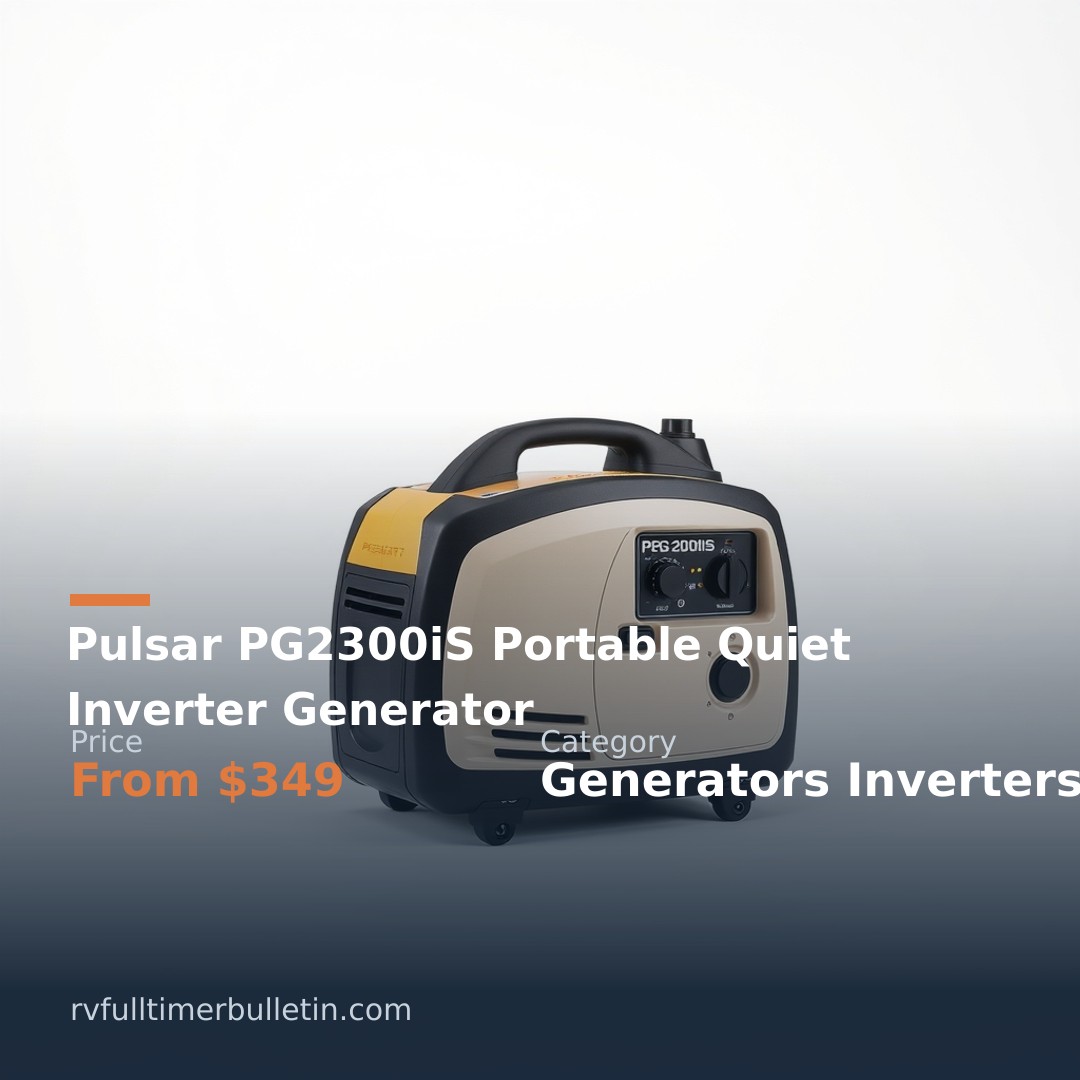 Pulsar PG2300iS Portable Quiet Inverter Generator
