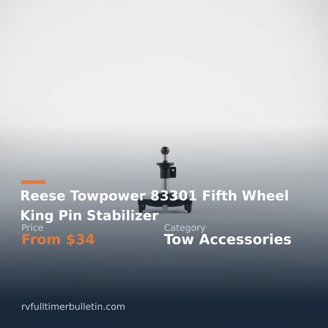 Reese Towpower 83301 Fifth Wheel King Pin Stabilizer