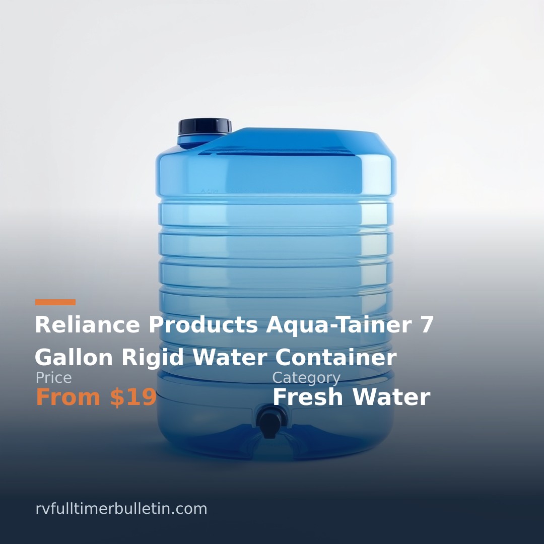 Reliance Products Aqua-Tainer 7 Gallon Rigid Water Container