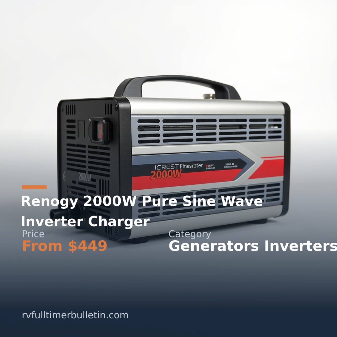 Renogy 2000W Pure Sine Wave Inverter Charger