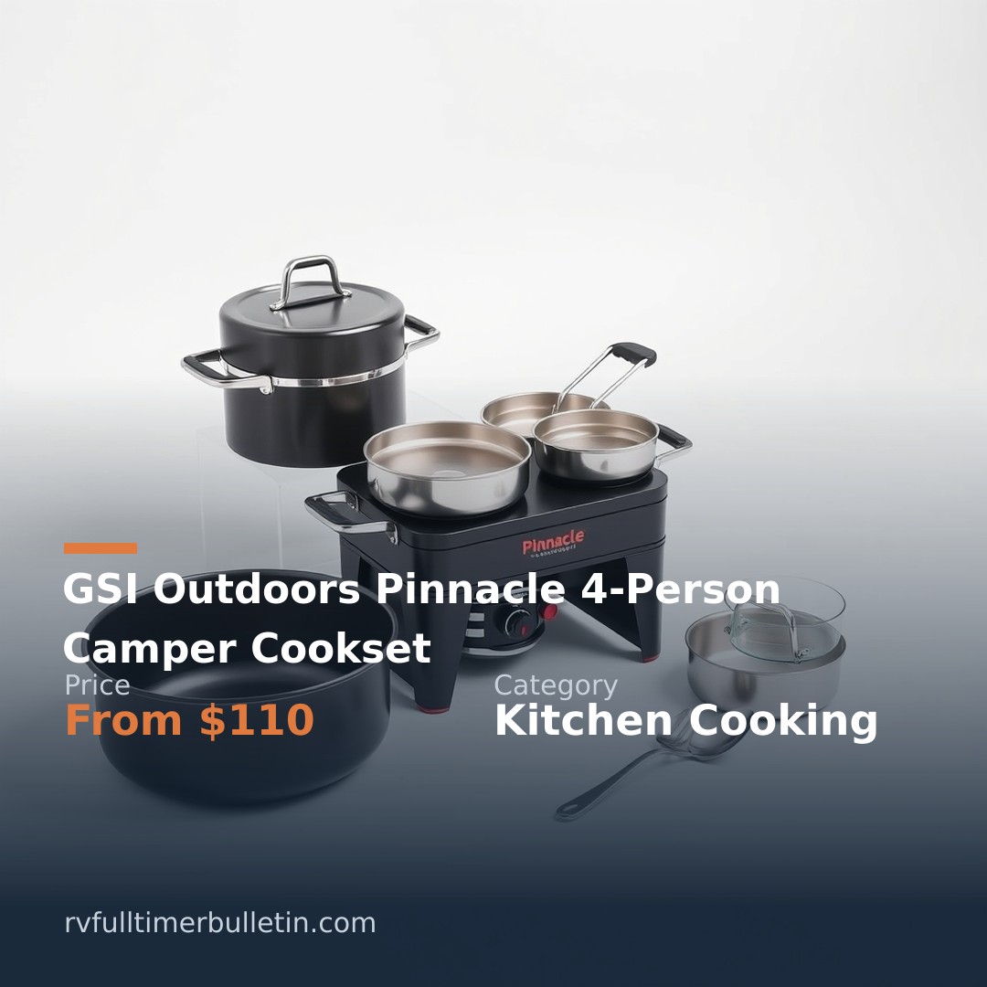 GSI Outdoors Pinnacle 4-Person Camper Cookset