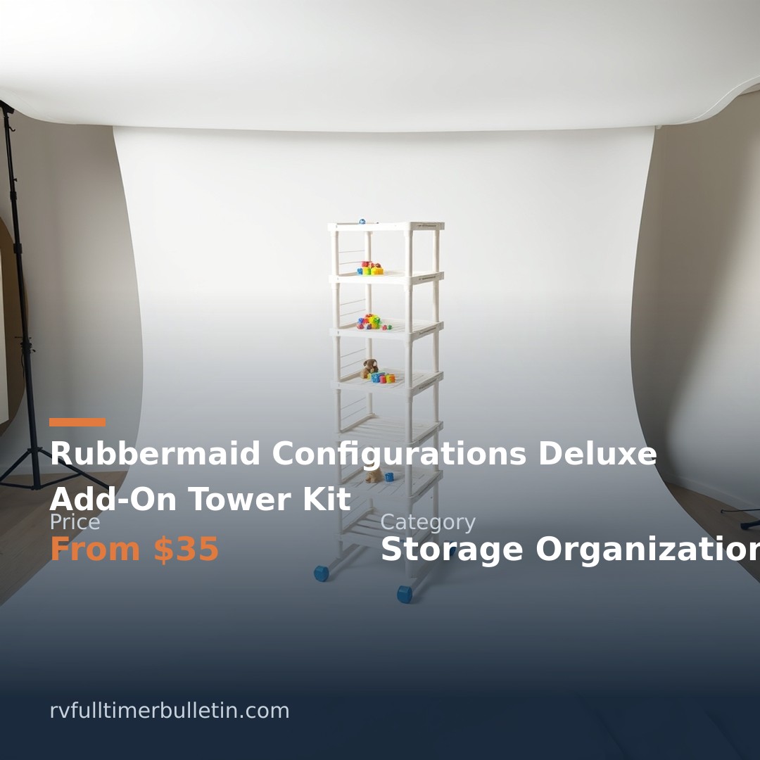 Rubbermaid Configurations Deluxe Add-On Tower Kit
