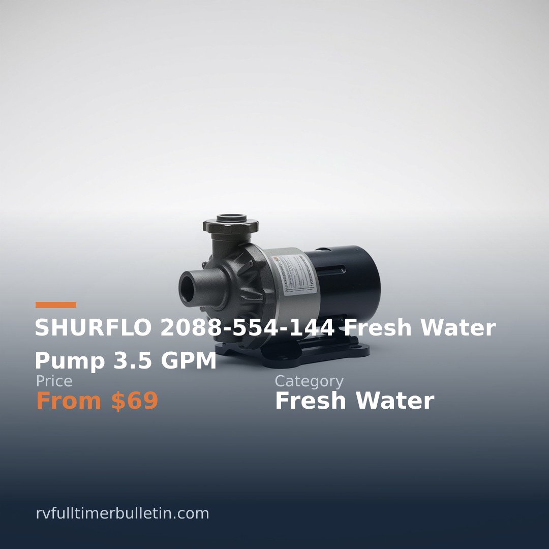 SHURFLO 2088-554-144 Fresh Water Pump 3.5 GPM