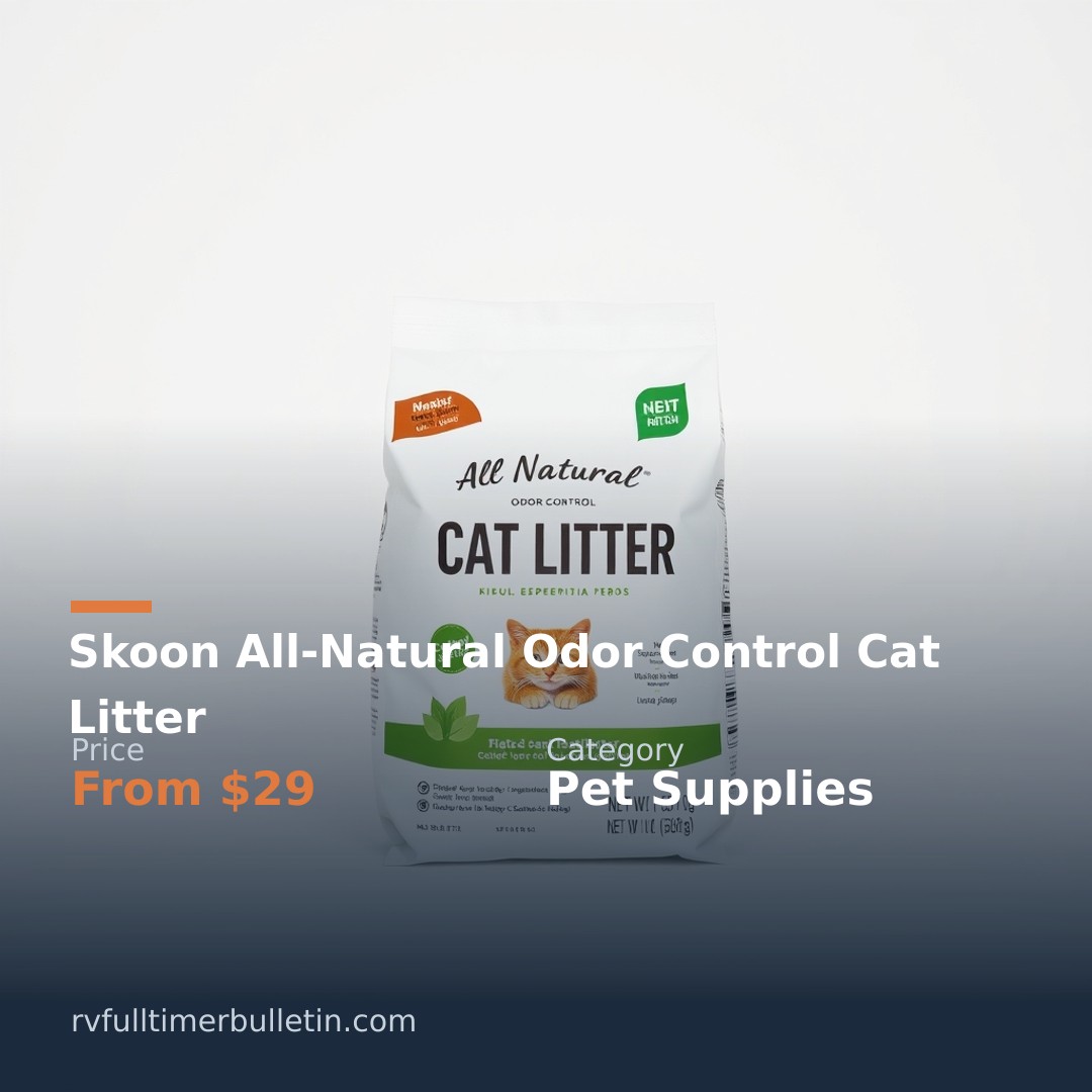 Skoon All-Natural Odor Control Cat Litter