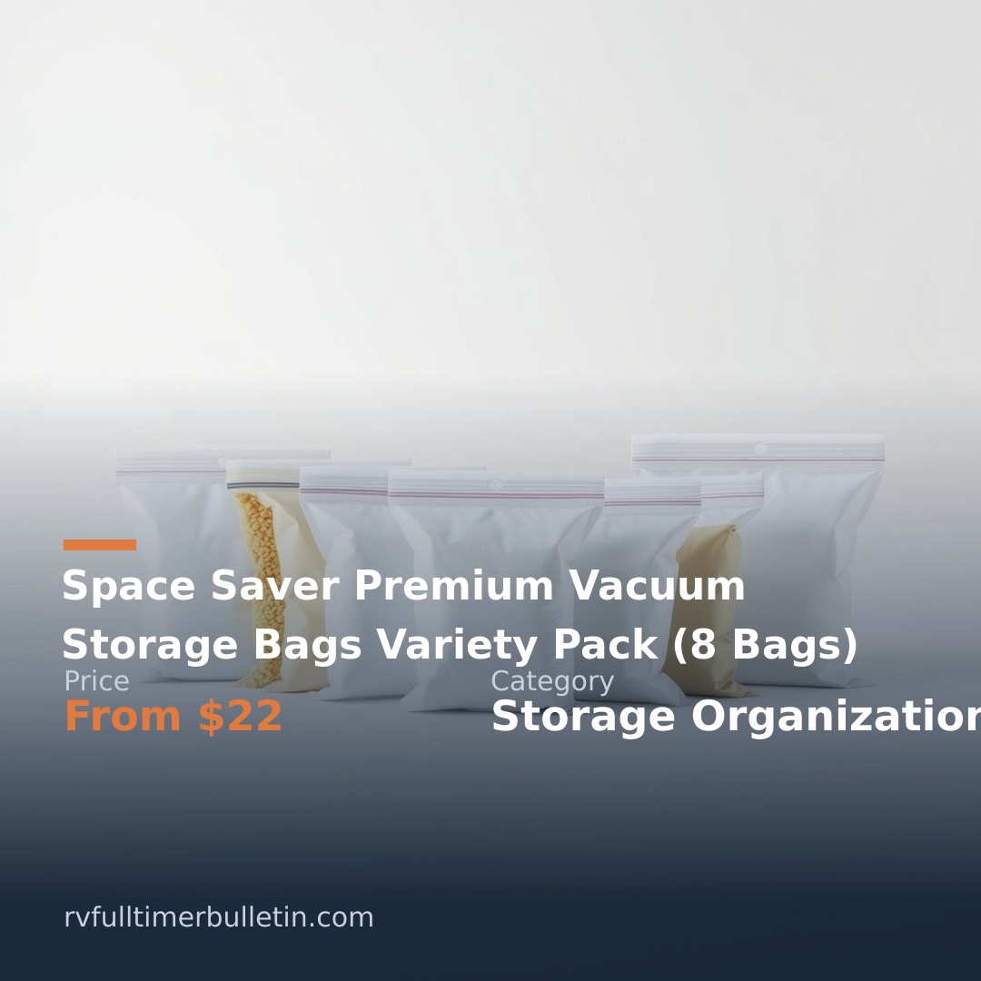 Space Saver Premium Vacuum Storage Bags Variety Pack (8 Bags)
