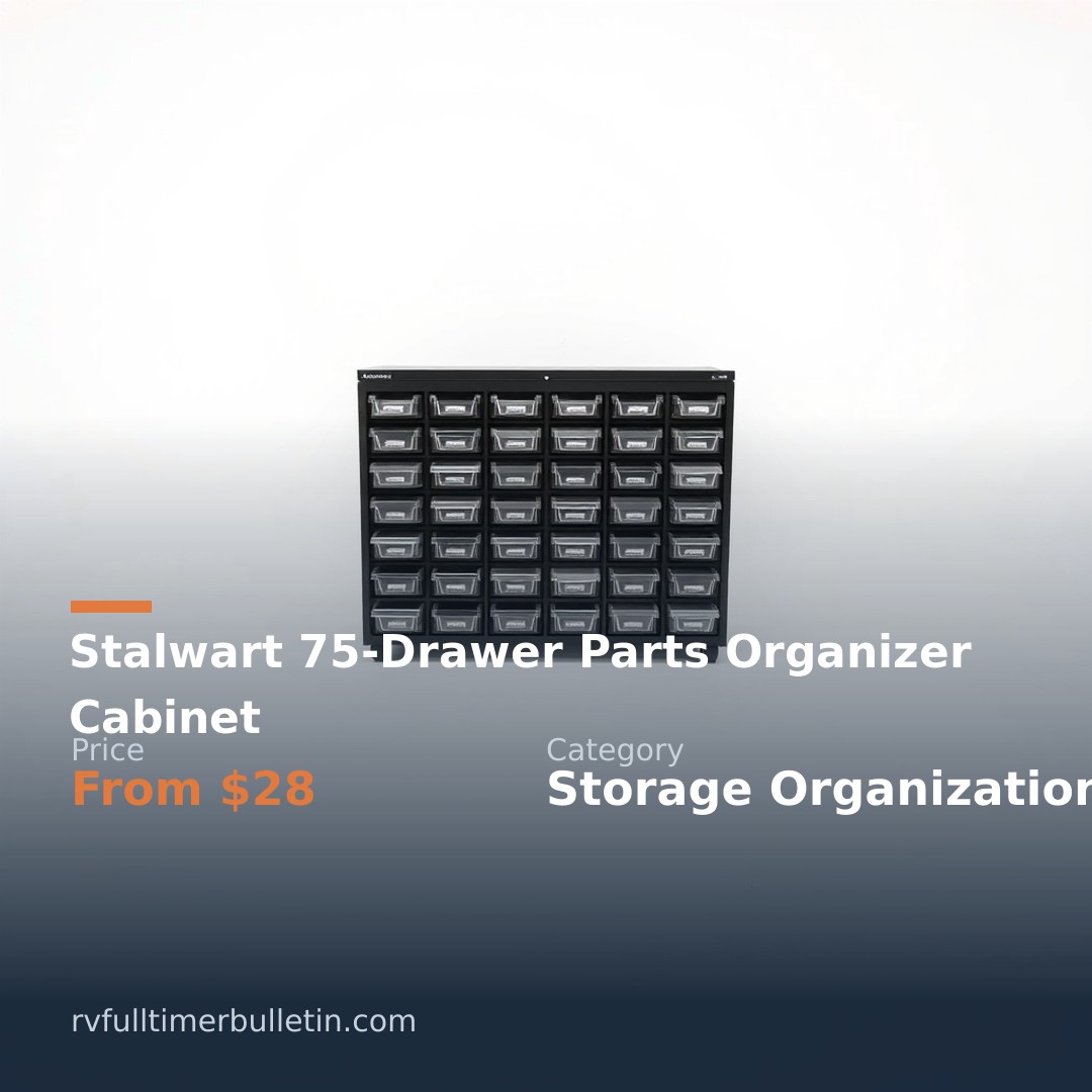 Stalwart 75-Drawer Parts Organizer Cabinet