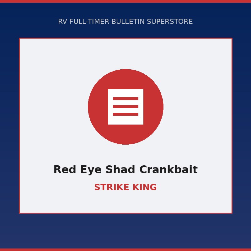 Strike King Red Eye Shad Lipless Crankbait