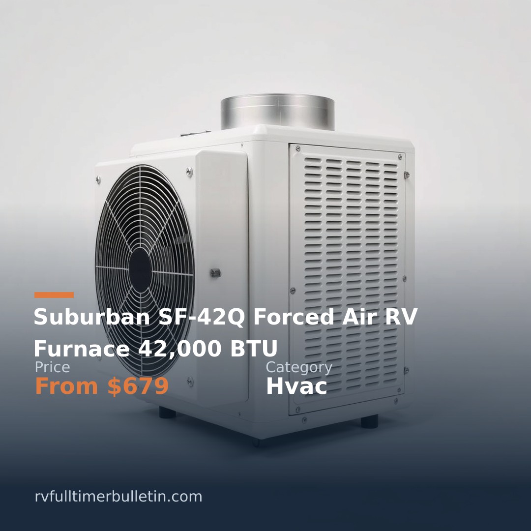 Suburban SF-42Q Forced Air RV Furnace 42,000 BTU