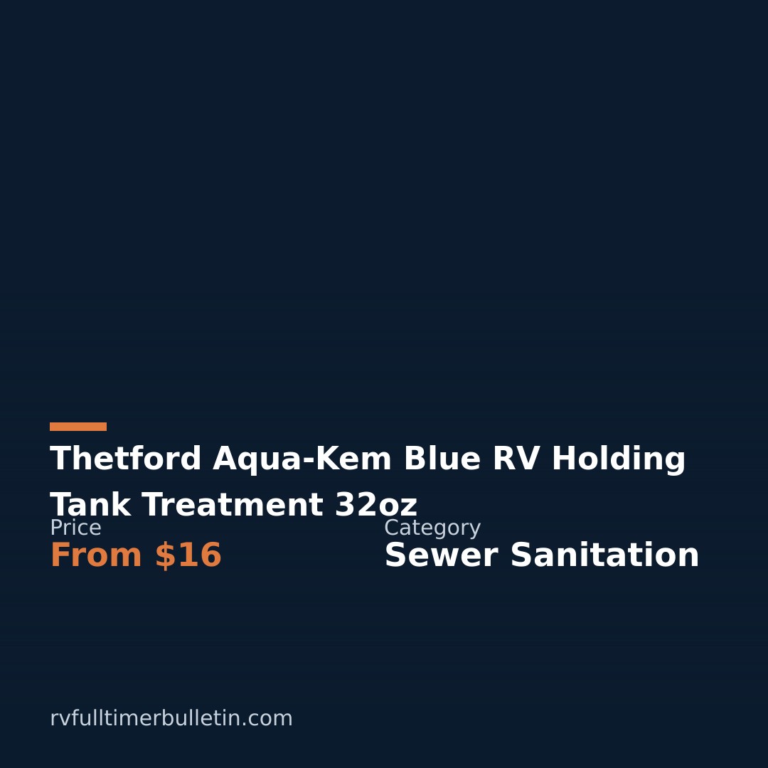 Thetford Aqua-Kem Blue RV Holding Tank Treatment 32oz