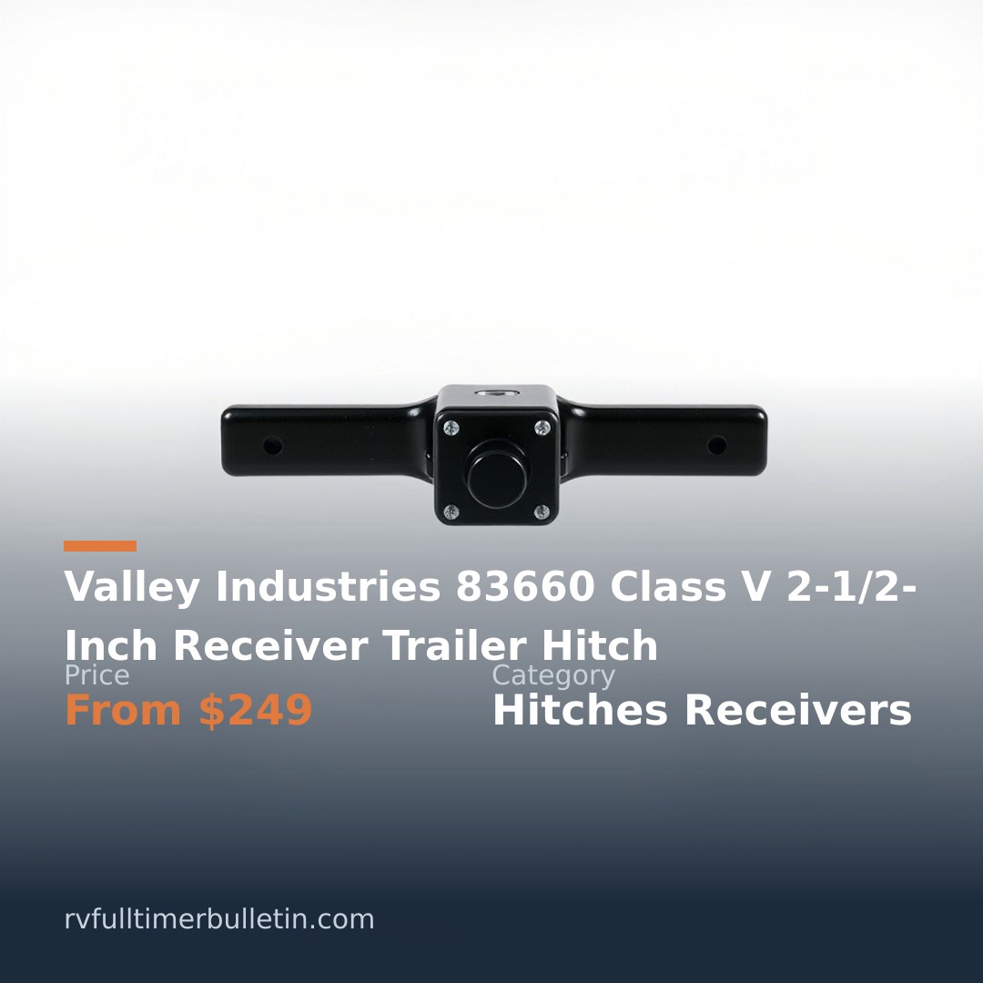 Valley Industries 83660 Class V 2-1/2-Inch Receiver Trailer Hitch