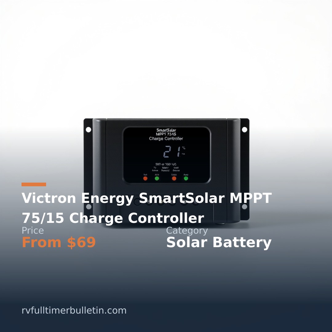 Victron Energy SmartSolar MPPT 75/15 Charge Controller