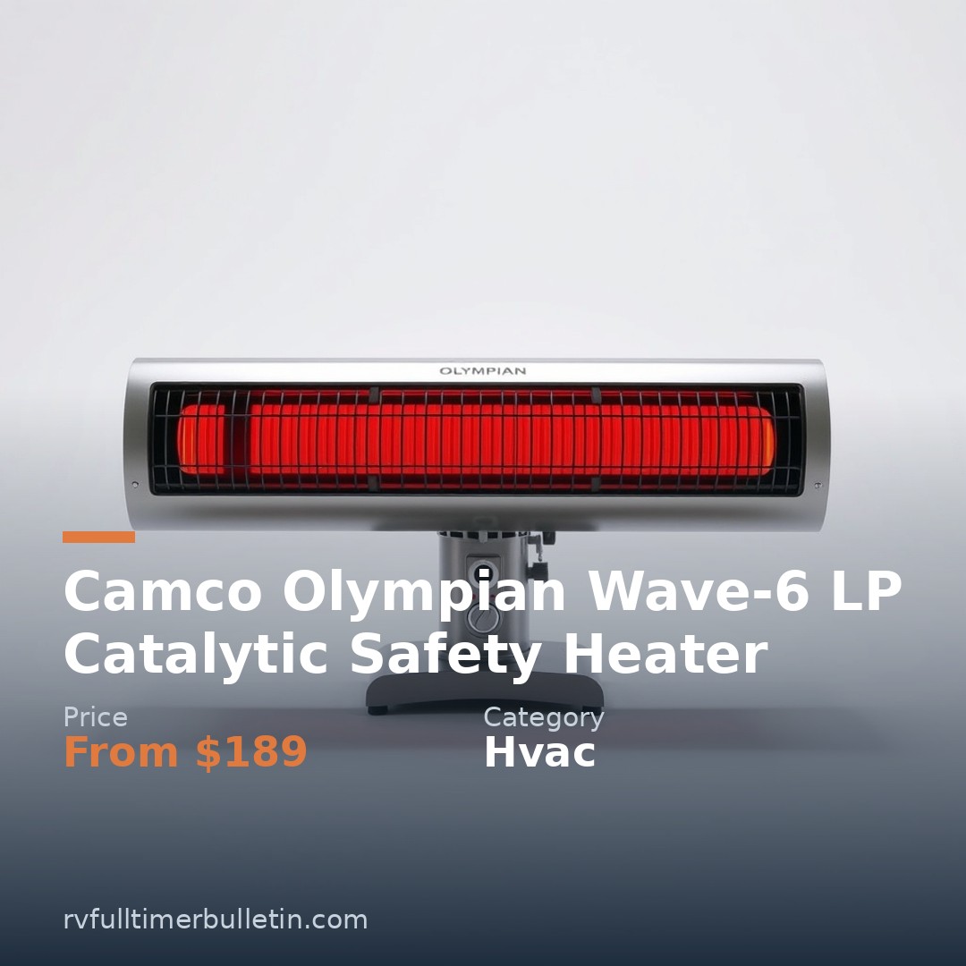 Camco Olympian Wave-6 LP Catalytic Safety Heater