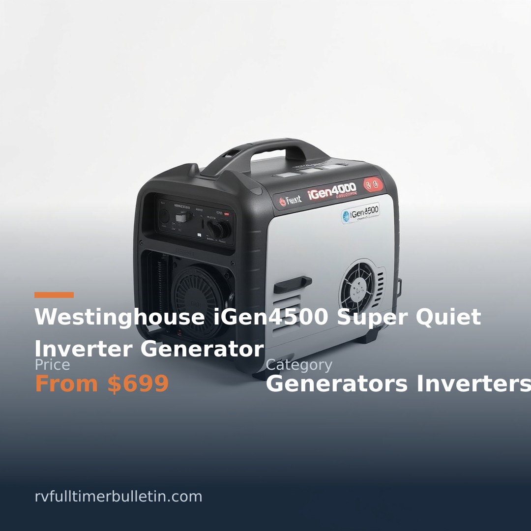 Westinghouse iGen4500 Super Quiet Inverter Generator