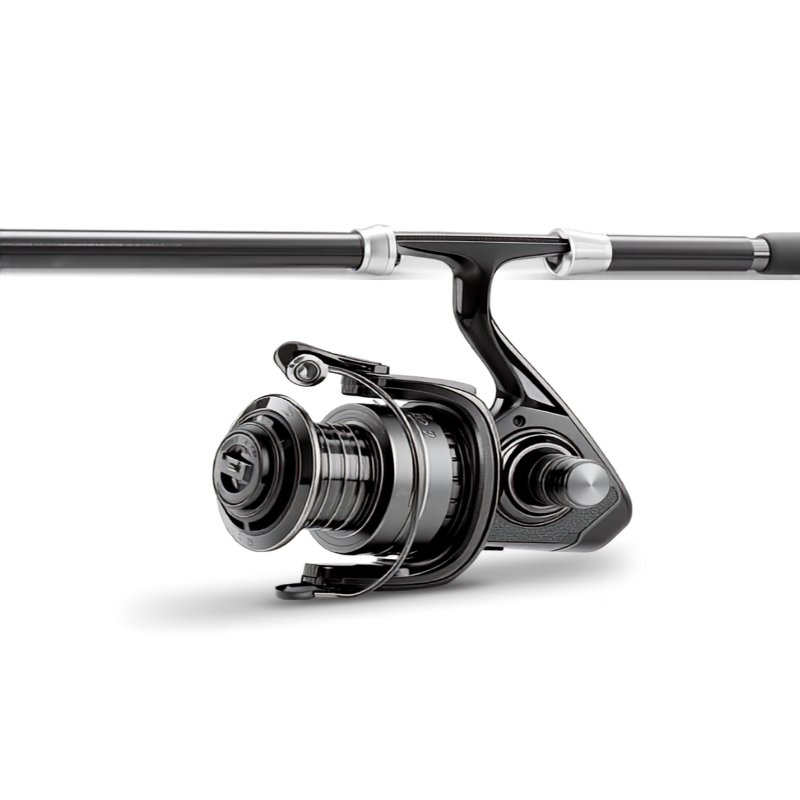 Zebco 33 Black Spincast Reel and Fishing Rod Combo
